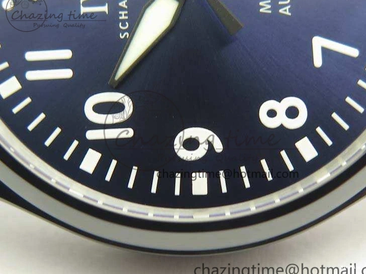 MIROTIME 0406 HighQuality Mark XVIII LAUREUS IW324703 Black Ceramic MKF Best Edition On Black Nylon Strap A 7218